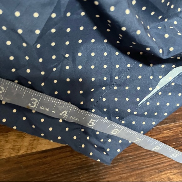 NWT Orlebar Brown bulldog navy blue iris polka dot swim trunks 6” shorts 38 READ - Picture 8 of 10